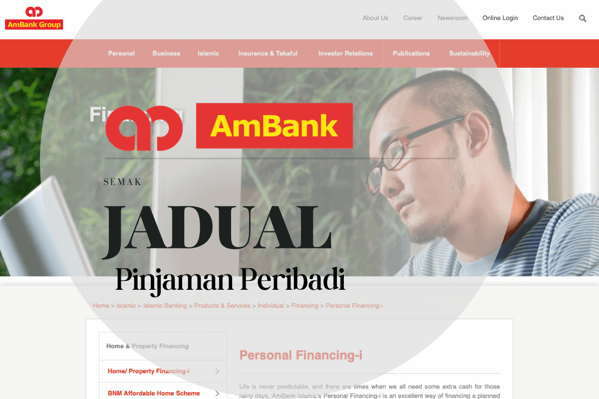 Jadual Pinjaman Peribadi AmBank 2026 (Bayaran Balik)