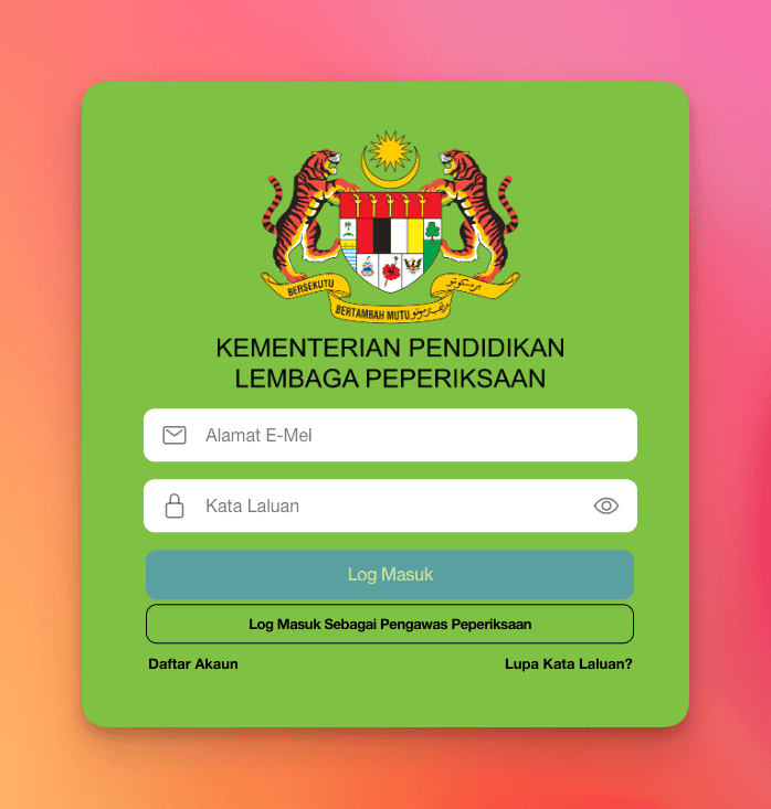 Login eLP di https://elp.moe.gov.my
