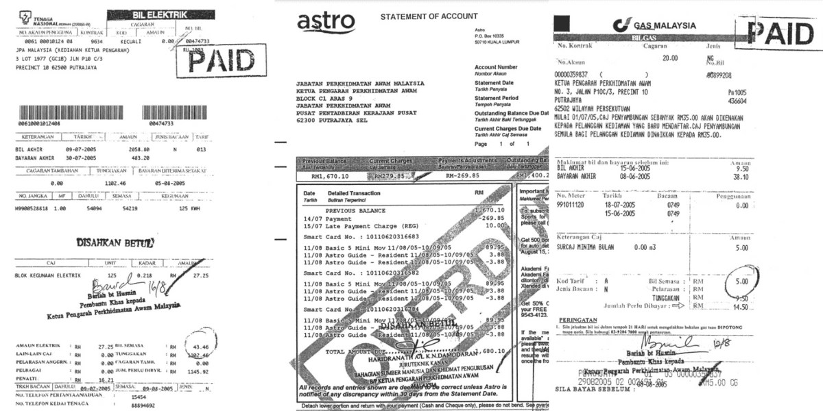 Contoh Bil Utiliti Dan Senarai Syarikat Utiliti di Malaysia
